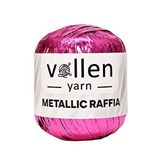 vollen yarn Premium Metalik Rafya,şapka Ipi,abiye Çanta Ipi,polyester Ip,simli Metalik Ip,siyah