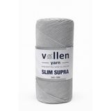 vollen yarn Slim Supra 200 Gr Mumlu Polyester İp – Çanta İpi, Runner İpi, Bileklik İpi, Pase İpi – Gümüş Gri