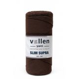 vollen yarn Slim Supra 200 Gr Mumlu Polyester İp – Çanta İpi, Runner İpi, Bileklik İpi, Pase İpi – Kahverengi