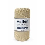 Vollen Yarn Slim Supra 200 Gr Mumlu Polyester İp,çanta İpi,runner İpi,bileklik İpi,pase İpi,supla İpi Bej