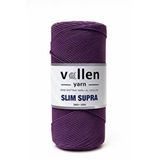 Vollen Yarn Slim Supra 200 Gr Mumlu Polyester İp,çanta İpi,runner İpi,bileklik İpi,pase İpi,supla İpi Mor