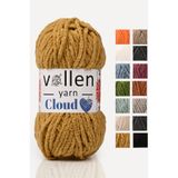 vollen yarn Vollenyarn Cloud,kadife Battaniye Ipi,el Örgü Ipi,tığ Işi Hırka Ipi,amıgurumi Oyuncak Ipi, Hardal