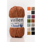 vollen yarn Vollenyarn Cloud,kadife Battaniye Ipi,el Örgü Ipi,tığ Işi Hırka Ipi,amıgurumi Oyuncak Ipi, Tarçın