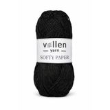 vollen yarn Yumuşak Rafya Kagit Ip, Hobi Ipi, Tığ Işi , El Örgü Ipi, Çanta, Supla Ve Şapka Ipi, Siyah