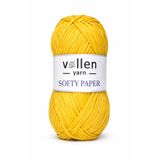 vollen yarn Yumuşak Rafya Kagit Ip,hobi Ipi,tığ Işi,el Örgü Ipi,çanta,supla Ve Şapka Ipi ,sarı