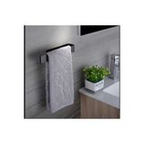 volo dekor -Paslanmaz Çelik Havluluk /Siyah /Yapışkanlı + Vidalı Sistem/ Banyo Lavabo Mutfak