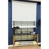 VOLPER MEKANİK Volper LZR301 İthal Mat Kalın Kumaşlı Lazer Kesim Stor Perde ( Açık Krem )