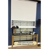 VOLPER MEKANİK Volper Lzr80 Lazer Kesim Stor Perde Kırık Beyaz Renk
