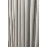 VOLPER MEKANİK Volper Vp504 1. Kalite Foldet Keten Tül Perde 1/2,5 Pile Gri