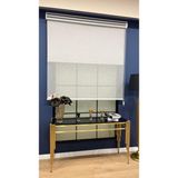 Volper Mekanik VP1075 Çift Mekanizmalı Kırçıllı Tül ve %100 Blackout Işık Geçirmez Stor Perde (Açık Gri) - 240 x 200 cm