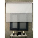 Volper Mekanik Vp1075 Çift Mekanizmalı Kırçıllı Zemin Tül ve Stor Perde Eteksiz (Açık Gri) - 75 x 260 cm
