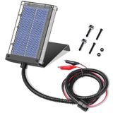 VOLT HERO Geyik Besleyici için Güneş Paneli, 6V Güneş Paneli Dış Mekan Av Besleyici Su Geçirmez, Güneş Enerjisi Pil Şarj Cihazı 6 Montaj Braketi ve Timsah Klips Tasarımı Oyun Besleyici için