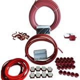 VOLT724 1+1 Daire Sıva Altı Elektrik Tesisatı Duvar Borulama Seti - 14'lük 18'lik PVC Boru Spiral Buat Kasa W Otomat Dahil - 1+1 set
