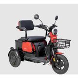 Volta Apm2 3 Tekerlekli Elektrikli Motosiklet 1000 W 90 kg Taşıma Kapasitesi ile Şehir İçi Kullanım - Kırmızı