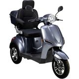 Volta Vm4 Neo Elektrikli Motosiklet 110 Kg Taşıma Kapasitesi ve 3 Tekerlek ile Gri Renk