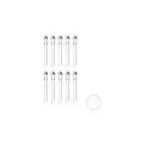 Voltaj 4.8mm Beyaz Mantar LED Paketi - 10 Adet