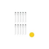 Voltaj 4.8mm Sarı Mantar LED Paketi - 10 Adet