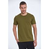 Voltaj Ezra Basic Erkek Tişört Haki - XL