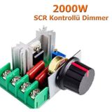 Voltaj Regülatörü Dimmer 2000w 220v Ac Yüksek Güç