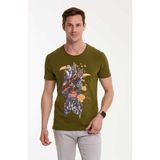 Voltaj Roam Erkek Tişört Haki - 2XL