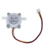 Voltaj YF-S401 5-12V 2mm Su Akış Sensörü (Deniz) Debimetre 0.3-6L/Dk