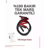 Voltarun Saf Bakır (Tse Belgeli) Akü Takviye Kablosu-3M