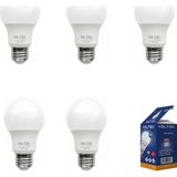Voltek 5'li E27 LED Ampul 9 Watt Beyaz Işık Güç Eşdeğer Aralığı 1 - 10 W