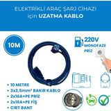 VoltEV 10 Metre Taşınabilir Ev Tipi Şarj Cihazları için Uzatma Kablosu