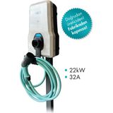 Volti Elektrikli Araç Şarj Istasyonu - Tip-2, 11 Kw - 22 Kw, 32a, 380v Ac, Düz Kablo