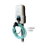 Volti Home Düz Kablolu 11 kW - 22 kW 32A Tip-2 380V AC Sabit Elektrikli Araç Şarj İstasyonu