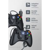 Voltico Kablolu PC ve Xbox 360 Oyun Kolu 2li Set– Çift Titreşimli, Hassas ve Dayanıklı Tasarım