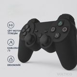 Voltico Ps3 Kablosuz Oyun Kolu Dualshock Wireless Joystick Controller Çift Gamepad - Siyah