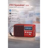 Voltico SB38 Bluetooth FM Kablosuz Hoparlör | USB – TF Kart – AUX | TWS Destekli | Taşınabilir Mini Radyo