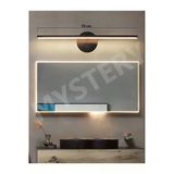 Voltmarket Siyah Banyo Duvar Ayna Tablo Koridor Cafe Hotel Aydınlatması Led Flüt Aplik Günışığı 70Cm