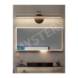 VOLTMARKET Siyah Banyo Duvar Ayna Tablo Koridor Cafe Hotel Aydınlatması Led Flüt Aplik Günışığı