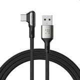 Voltme C2068 Stark 2 m 3A Siyah 60W USB to Type-C Şarj Kablosu