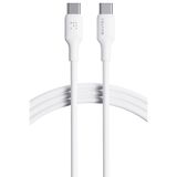 VOLTME C2273 60W USB-C to USB-C Hızlı Şarj ve Veri Kablosu 1.2 Metre – Beyaz