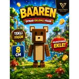 Voltrex Design Super Bear Adventure Baaren Oynar Eklemli Figür Oyuncak 8 cm Koleksiyon Karakteri Hediyelik ve Dekoratif