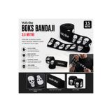 Voltrike Kuru Kafalı Boks-Kickbox-Muay Thai-Sanda El Bandajı Siyah 3.5 Metre
