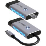 Volty Type-C To HDMI Kablosuz Görüntü Aktarıcı 50M | 4k, 100W Pd Hızlı Şarj, 5ghz (V0302002) - Gri - Siyah