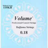 Volume Kısa Sap Boncuklu Bağlama Teli 0.18 Amerikan Çeliğinden Üretilmiş Profesyonel Müzik Aksesuarı