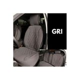Volvo V50 Lüx Oto Koltuk Minderi Ön Arka 5'li Set ELEGANCE Serisi GRİ
