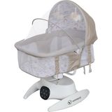 Vomero Rosy Elektrikli Otomatik Sallanan Bebek Beşik ve Ana Kucağı, 5 Farklı 3D Sallanma Hızı, Oyuncaklı - Bej