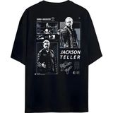 Von Labas Sons Of Anarchy Jax Teller Tasarımlı Unisex Pamuklu Tshirt - Siyah - XL