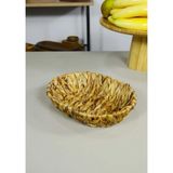 VonaHome Muz Hasır Oval Ekmek Sepeti - 25x18x6 cm