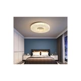 Vonalight Ø50cm Plafonyer, 3Işık Renkled, Led Tavan Lambası,yuvarlak Avize,modern Aydınlatma,dekoratif Beyaz