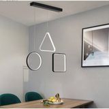Vonalight Modern Dekoratif 3lü Geometri Sarkıt Avize 3000K Siyah - 1