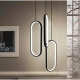 Vonalight Modern LED Dekoratif 3lü LED Avize Siyah 3000K