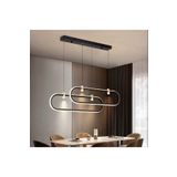 Vonalight Siyah Oval 80*20cm Led spotlu,bronz Sarkıt Avize,modern Aydınlatma,dekoratif 3000K Işık Rengi 100CM