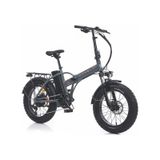 Voniq E Fat Bike Katlanır Elektirikli Bisiklet Gri
